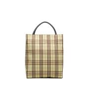 Pre-owned Cotton handbags Burberry Vintage , Yellow , Dames