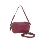 Pre-owned Leather shoulder-bags Chloé Pre-owned , Pink , Dames