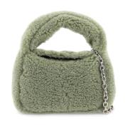 Faux Fur Minnie Crossbody Tas Stand Studio , Green , Dames