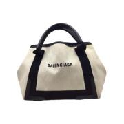 Pre-owned Leather balenciaga-bags Balenciaga Vintage , Beige , Dames