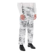 Wide Trousers Thom Browne , Multicolor , Heren