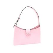 Pre-owned Leather shoulder-bags Salvatore Ferragamo Pre-owned , Pink ,...