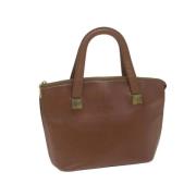 Pre-owned Leather handbags Celine Vintage , Brown , Dames