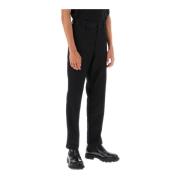 Slim-fit Trousers Burberry , Black , Heren