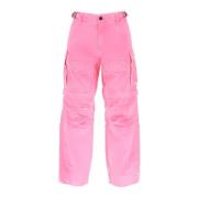 Straight Trousers Darkpark , Pink , Dames