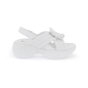 Flat Sandals Roger Vivier , White , Dames