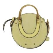 Pre-owned Suede handbags Chloé Pre-owned , Yellow , Dames