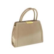 Pre-owned Leather handbags Balenciaga Vintage , Beige , Dames