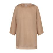 Juno, top in ramie roze Cortana , Beige , Dames