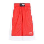 Rode Gelaagde Shorts 032c , Red , Heren