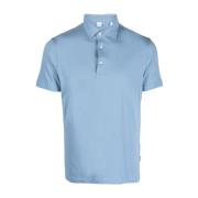 Blauw Polo Shirt Aspesi , Blue , Heren