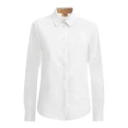 Witte Katoenen Stretch Shirt met Geo Classic Print Alviero Martini 1a ...