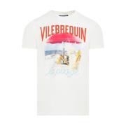 Stijlvolle Stampa T-Shirt Vilebrequin , White , Heren