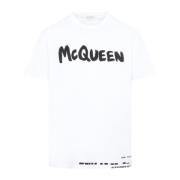 T-Shirts Alexander McQueen , White , Heren
