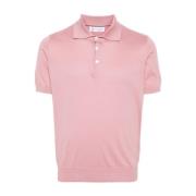 Polo Shirts Brunello Cucinelli , Pink , Heren