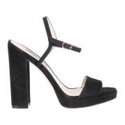 Zwarte Suède Schoenen Stuart Weitzman , Black , Dames