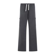 Wide Trousers Palm Angels , Gray , Heren