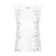 Chic Off White Sabbia Top Ermanno Scervino , White , Dames