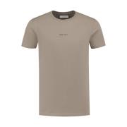 Logo T-shirt, Korte Mouw Pure Path , Beige , Heren