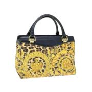 Pre-owned Canvas handbags Versace Pre-owned , Yellow , Dames