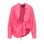 Roze Bahia Overhemd Jacquemus , Pink , Dames