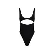 1999 Zwempak Zwart Mugler , Black , Dames