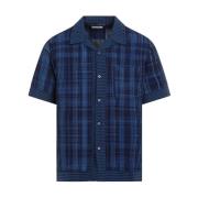 Border Road Indigo Shirt Universal Works , Multicolor , Heren