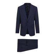 Midnight Blue Shelton Suit Tom Ford , Blue , Heren
