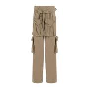 Wide Trousers Isabel Marant , Beige , Dames