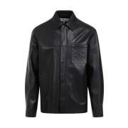 Leather Jackets Loewe , Black , Heren