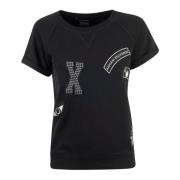 T-Shirts Armani Exchange , Black , Dames