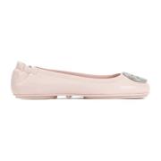 Minnie Pave Ballerina Schoenen Tory Burch , Pink , Dames