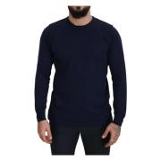 Round-neck Knitwear Paolo Pecora , Blue , Heren