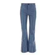 Leather Trousers Marni , Blue , Dames