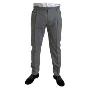 Suit Trousers Dolce & Gabbana , Gray , Heren