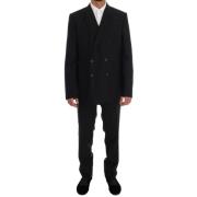 Double Breasted Suits Dolce & Gabbana , Black , Heren