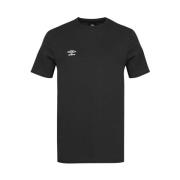 Teamwear Katoenen T-shirt Umbro , Black , Heren