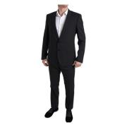 Single Breasted Suits Dolce & Gabbana , Black , Heren