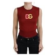 Sleeveless Tops Dolce & Gabbana , Brown , Dames