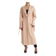 Single-Breasted Coats Dolce & Gabbana , Beige , Dames