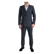 Single Breasted Suits Dolce & Gabbana , Blue , Heren