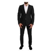 Single Breasted Suits Dolce & Gabbana , Black , Heren