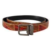 Exotische Vintage Chroom Riem Dolce & Gabbana , Multicolor , Heren