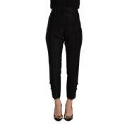 Cropped Trousers Dsquared2 , Black , Dames