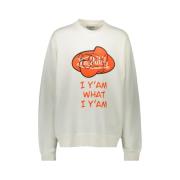 Popeye Crewneck Sweatshirt VON Dutch , White , Heren