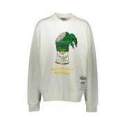 Popeye Crewneck Sweatshirt VON Dutch , White , Heren