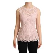 Sleeveless Tops Dolce & Gabbana , Pink , Dames