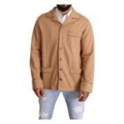 Light Jackets Dolce & Gabbana , Beige , Heren