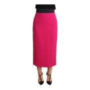 Midi Skirts Dolce & Gabbana , Pink , Dames