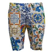 Casual Shorts Dolce & Gabbana , Multicolor , Heren